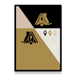 Black & Gold Traveller Poster