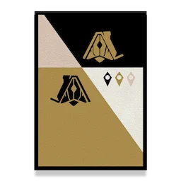 Black & Gold Traveller Poster