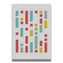 Falling Shapes Poster