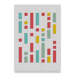Falling Shapes Poster