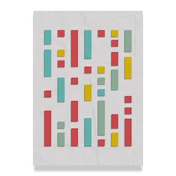 Falling Shapes Poster
