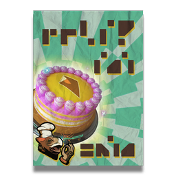 Atlas Cake Poster