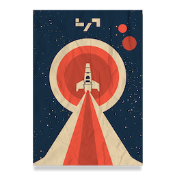 Cosmic Flight Poster