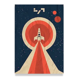 Cosmic Flight Poster
