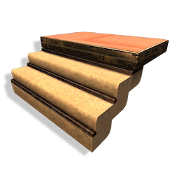 Stone Half Ramp Platform