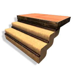 Stone Half Ramp Platform