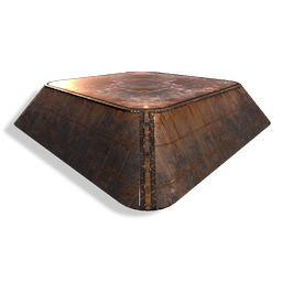 Angled Flat Stone Roof