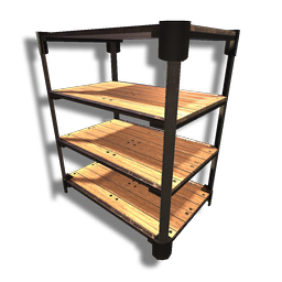 Timber Shelving Unit