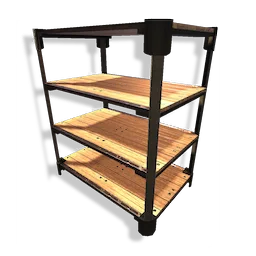 Timber Shelving Unit