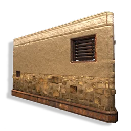 Stone Grille Window