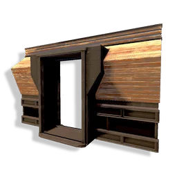Extruded Timber-glass Door