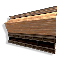 Extruded Timber Wall A