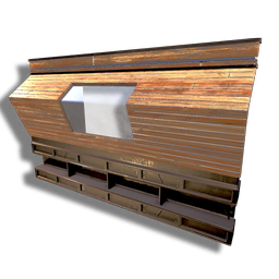 Extruded Timber Small Window