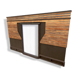 Timber Rectangular Door