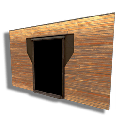 Timber Rectangular Door (mid)