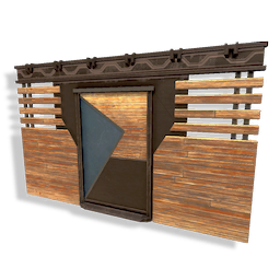 Timber Angled Door (top)