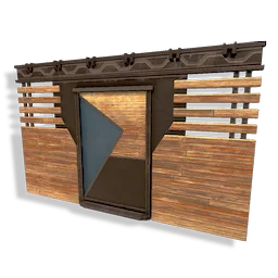 Timber Angled Door (top)