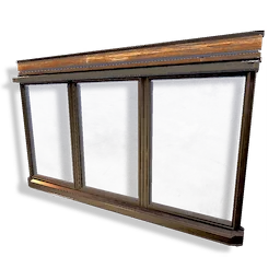 Large Timber Triple Window (base)