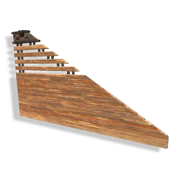 Sloping Timber Panel (top)