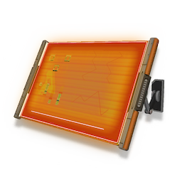 Orange Wall Screen