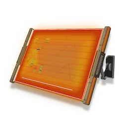 Orange Wall Screen