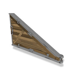 Sloping Wood Panel