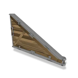 Sloping Wood Panel